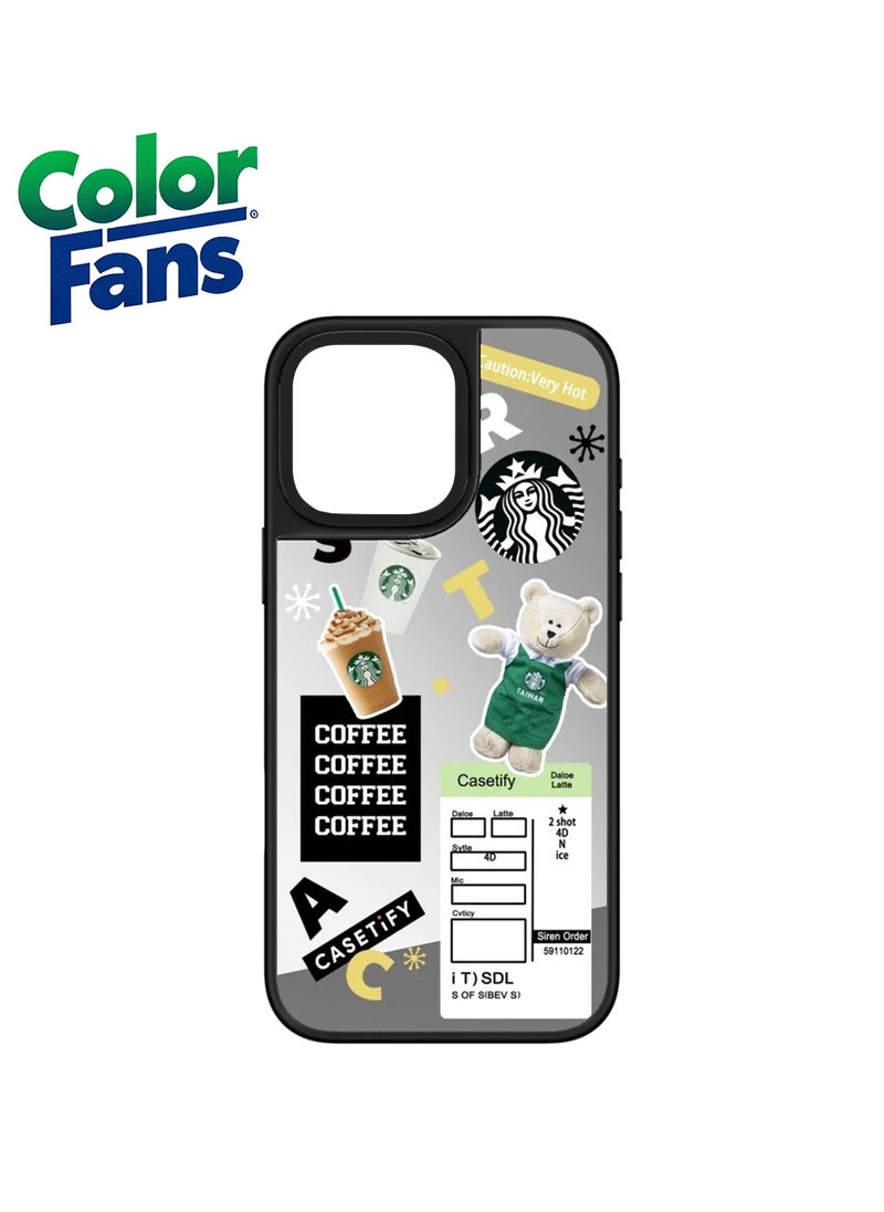 Coffee-Themed Mirror Phone Case - iPhone 13 Pro