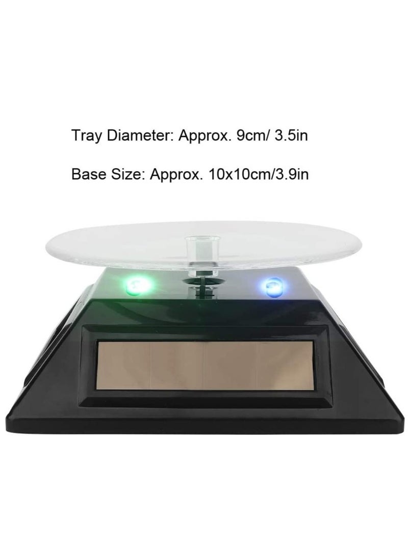 Rotating Solar Powered LED Jewelry Display Stand,for Displaying Jewelry, Phone, Watch, and Makeup Products. - Image 2