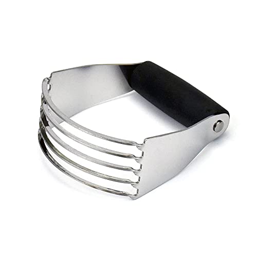 Theophorus Dough Blender Heavy Duty Pastry Cutter Stainless Steel Butter Cutter Professional Baking Tool For Mixing Flour Butter (Black) - Image 1