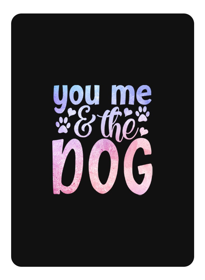 Theodor Protective Flip Case For Samsung Galaxy Tab S6 With Trifold Stand Auto Wake Sleep Shockproof Cover You me and the dog copy - Image 1