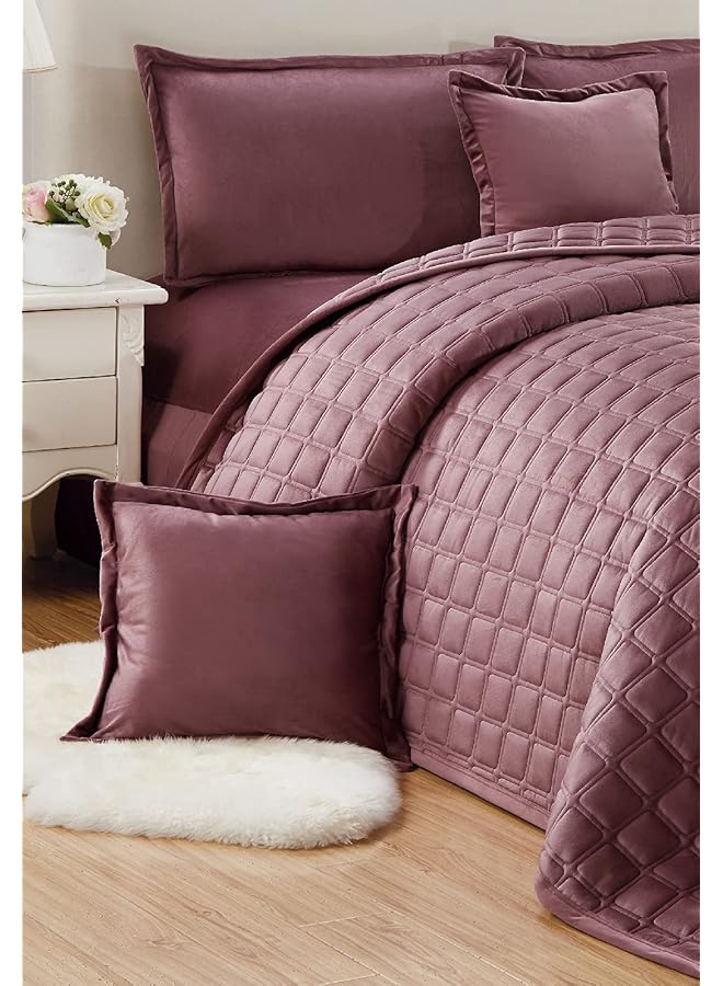 إيروريكس طقم لحاف مخملي مزدوج الجوانب لجميع المواسم مقاس مفرد 160 - Image 2