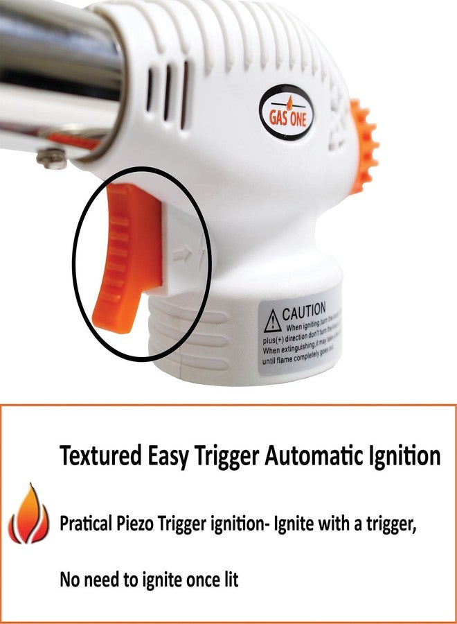 GasOne Cooking Torch Anti Flare Technology - Culinary Torch - Food Torch For Home Cooking & Professional use GT-099 - Image 5