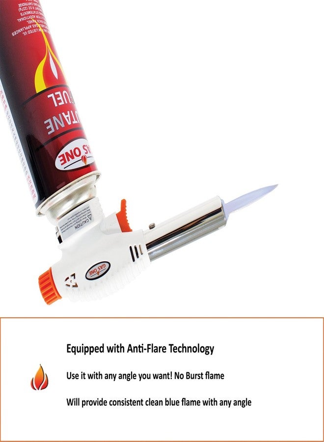 GasOne Cooking Torch Anti Flare Technology - Culinary Torch - Food Torch For Home Cooking & Professional use GT-099 - Image 4