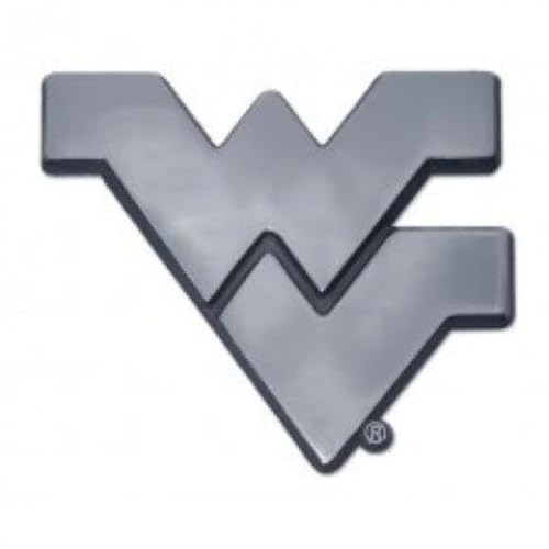 Elektroplate شعار معدني مطلي بالكروم من جامعة ويست فيرجينيا للجبال - Image 4