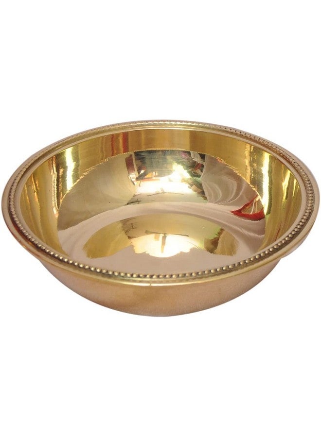 Mkd2 Rise Pure Brass Serving Bowl - 100 ml, 1 Piece (Gold,Plain) for Kitchen, Dinnerware, Tableware, Pooja, Puja Room - Image 3