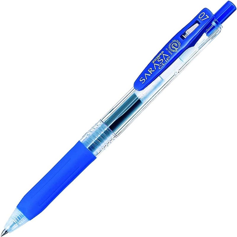 Zebra Technologies Zebra Sarasa Clip Pen 0.7 mm, Blue - Image 1