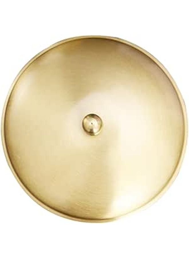 Brass Ashtray With Lid For Smokeless Ash Storage Jar Easy Clean Grip Home Outdoor Use - Image 1