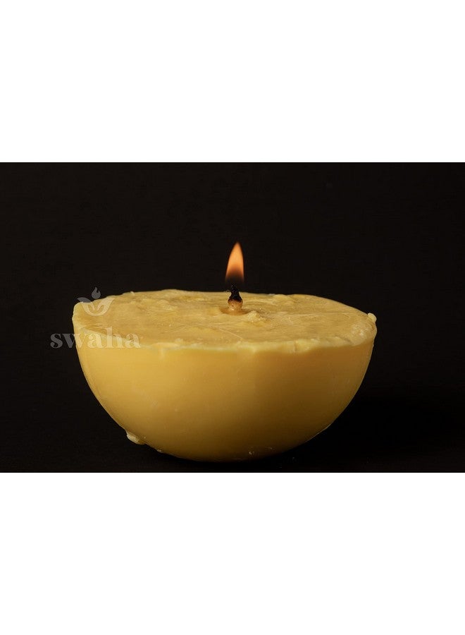 Swaha Premium Cow Ghee Diya Batti, Wax Free Cow Ghee Diya Batti For Puja (8Hr Burning) - 0.123 Kg - Image 5