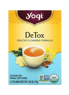 Yogi Tea Detox Caffeine Free 16 Tea Bags 29 g  - Image 1