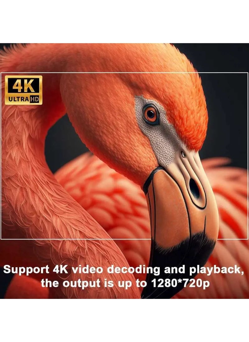 Eworld - Immersive 4K Smart Portable Projector with Built-In Speakers, Screen Mirroring, and Advanced Connectivity Features for HD Home Cinema Experience - Image 1