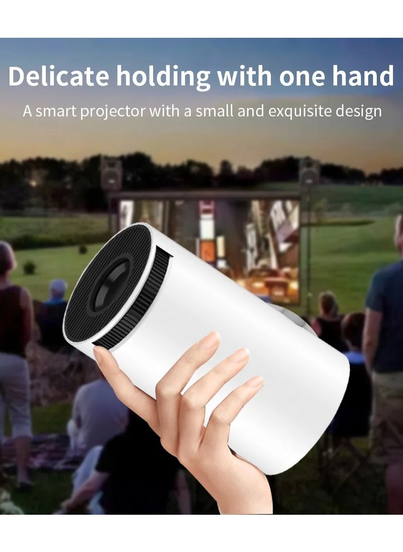 Eworld - Immersive 4K Smart Portable Projector with Built-In Speakers, Screen Mirroring, and Advanced Connectivity Features for HD Home Cinema Experience - Image 1