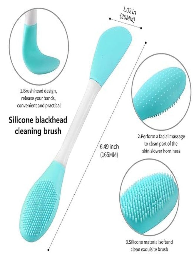 Woffely (Pack of 3) Beauty Silicone Face Mask Brush, Facial Mask Applicator, Makeup Removel Scrubber, Lips Face Cleansing Exfoliating Brush And Body Butter Applicator - Multicolor - Image 3