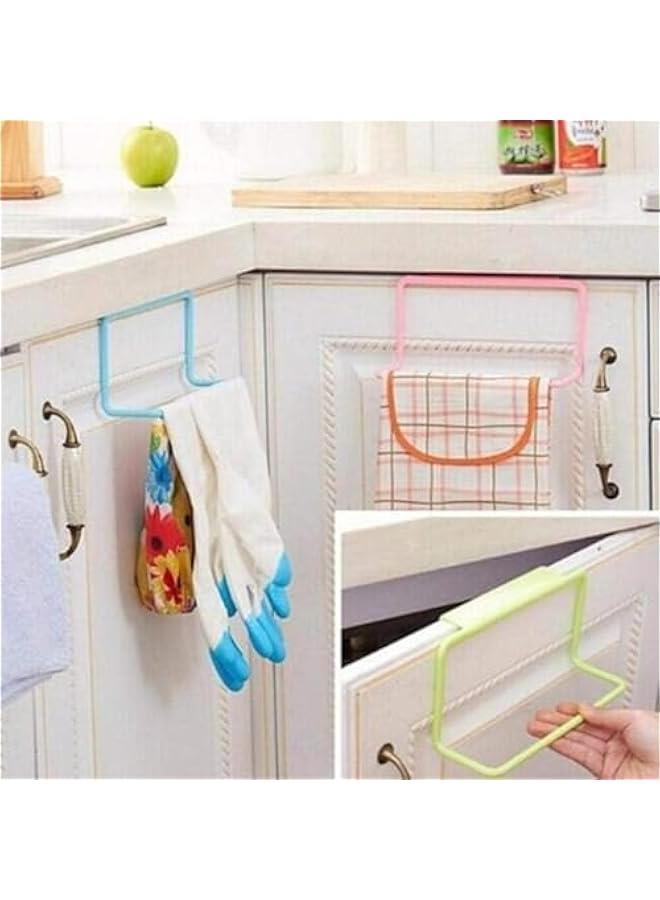هوكور RCCO 2 Pcs Towel Rack, Door Tea Towel Rack Bar Hanging Holder Rail Organizer Bathroom Cabinet Cupboard Hanger Kitchen Accessories Shelf Rack - Image 3