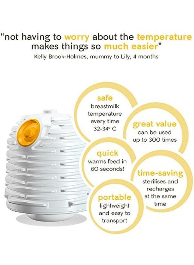 Yoomi 8 Oz Feeding Bottle And Warmer And Slow Flow Teatandpod - Image 4