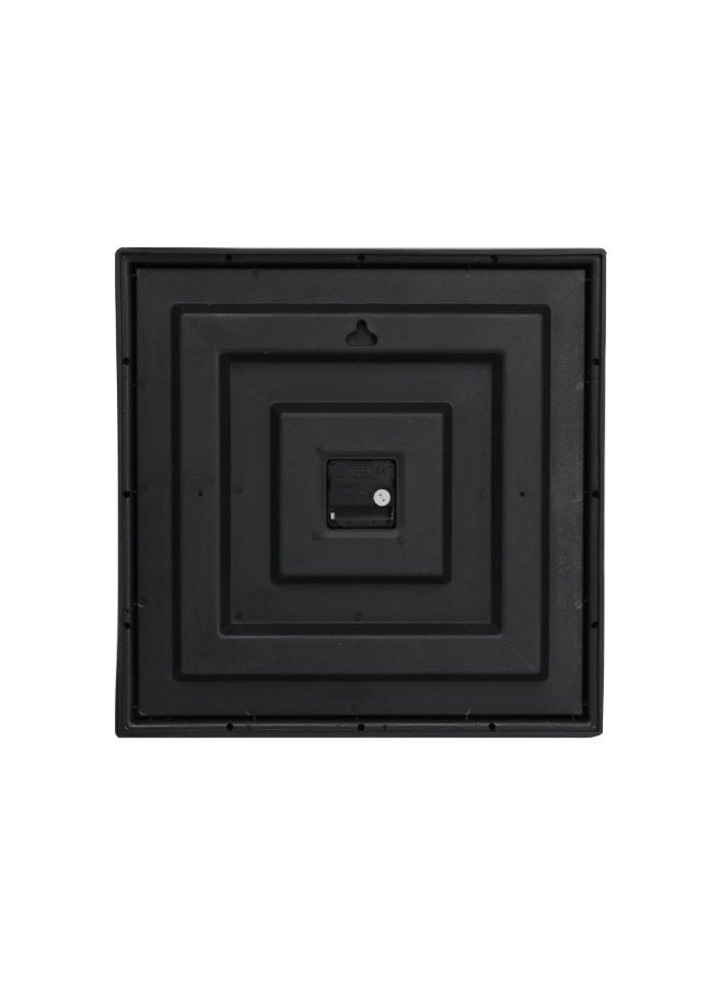 DANUBE HOME Lumet Wall Clock 40 x 4.5 x 40cm-Grey, Glass Plastic with Plastic and Glass, Wall Clock For Home Styling - Image 4