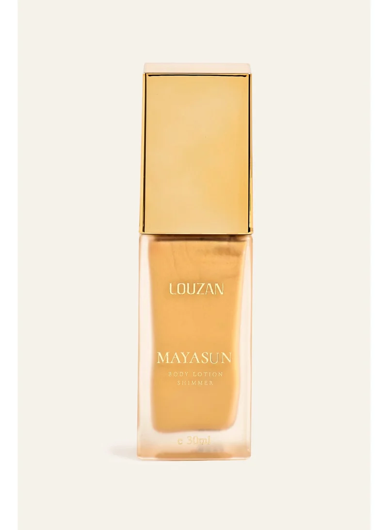 Louzan Louzan Mayasun Shimmer 30ml – Sparkling Body Shimmer with Coconut, Vanilla & White Musk