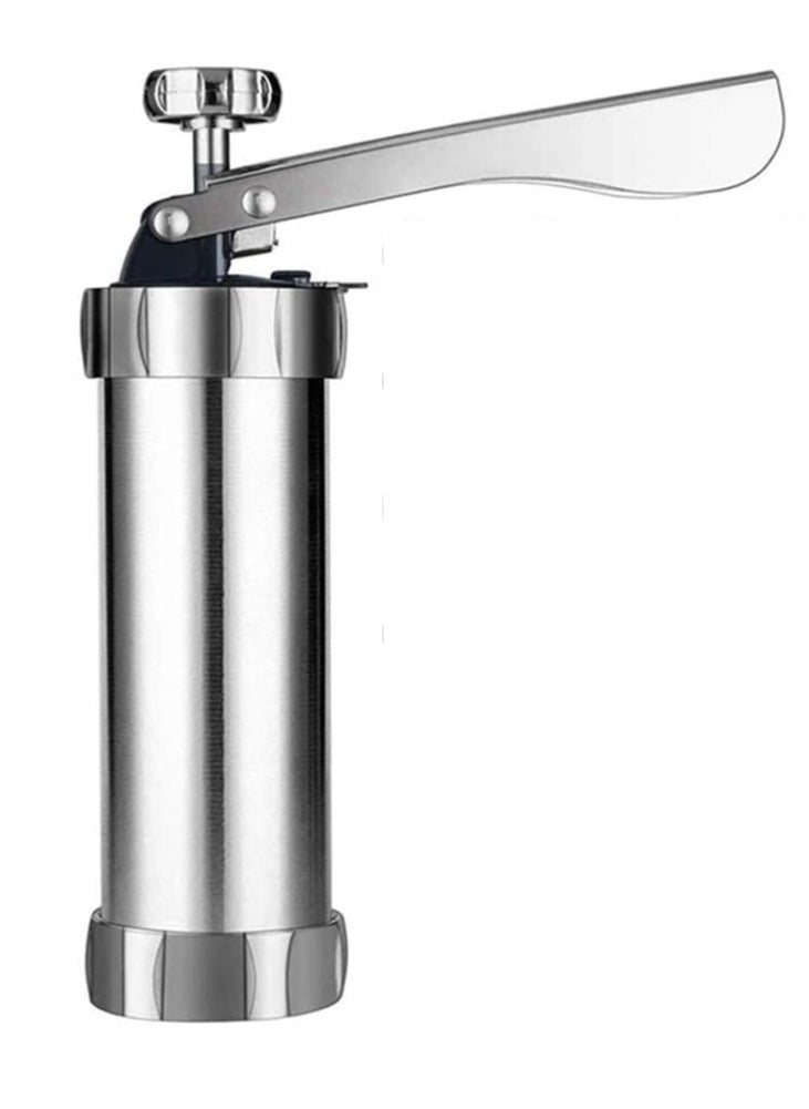 Generic Cookie Press and Icing Set, Aluminium Alloy Cookie Decorating Tools, Excellent Baking Supplies, Including 13 Cookie Pattern Discs and 8 Icing Nozzles  - Image 2