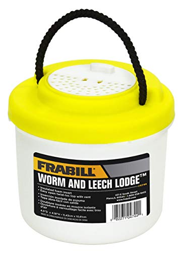 Frabill 4744 Compact Live Bait Container, Yellow/White - Image 4