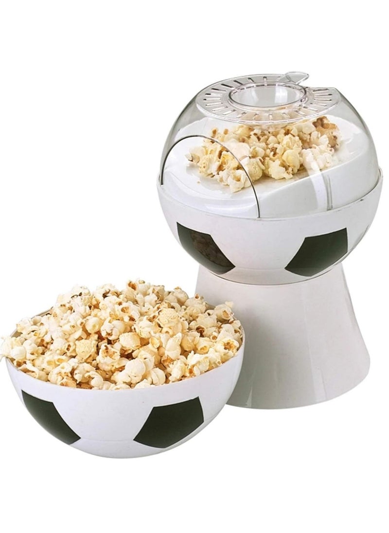 ELTRAZONE Mini Hot Air Popcorn Maker, 1200W – Fun Soccer, Basketball, Volleyball Style Popcorn Machine for Healthy Oil-Free Snacks – Ideal for Family Movie Nights, Parties, Football Games, and Events - Image 2