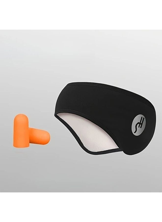 Black Adjustable Comfort Fit Sleep Mask Fragrance Paraben Free Light Blocking 1pc - Image 1