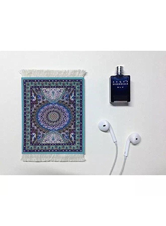 Kotoyas Persian Style Carpet Mouse Pad, Several Images (Blue Heart) - Image 3