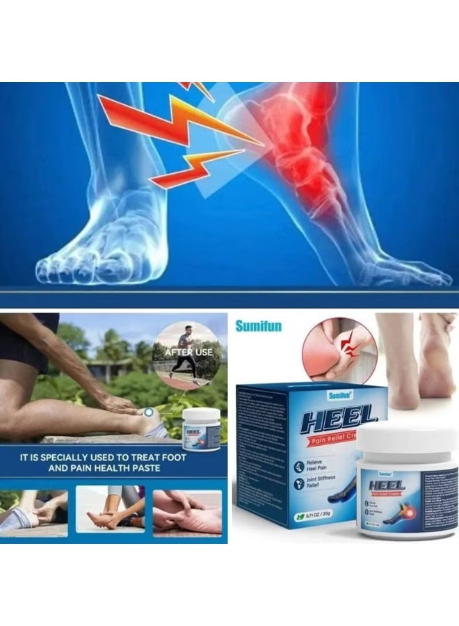 Sumifun Pain relieving cream for heel pain, joints and muscles, metatarsal pain 20g - Image 3