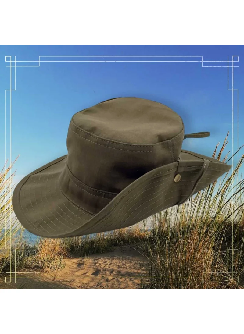 تيزجيلسين Summer Foldable Safari Fedora Hat