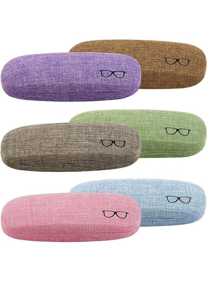 ZONLY Eyeglasses Case,(6 Piece) Unisex Hard Shell Eyeglasses Cases Protective Case For Glasse - Image 1