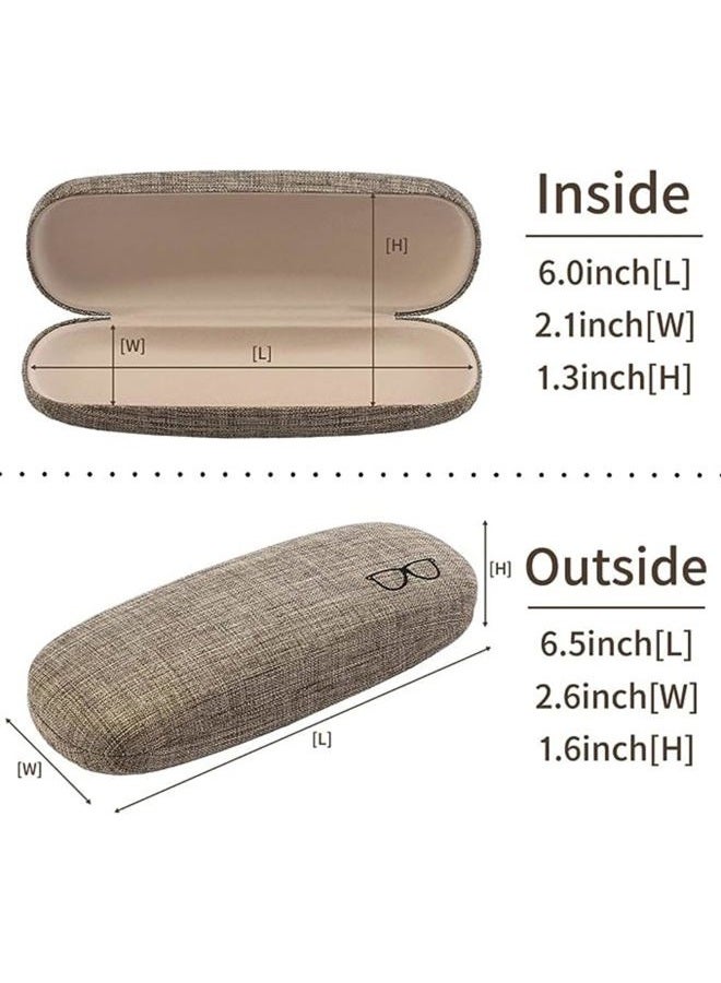 ZONLY Eyeglasses Case,(6 Piece) Unisex Hard Shell Eyeglasses Cases Protective Case For Glasse - Image 4