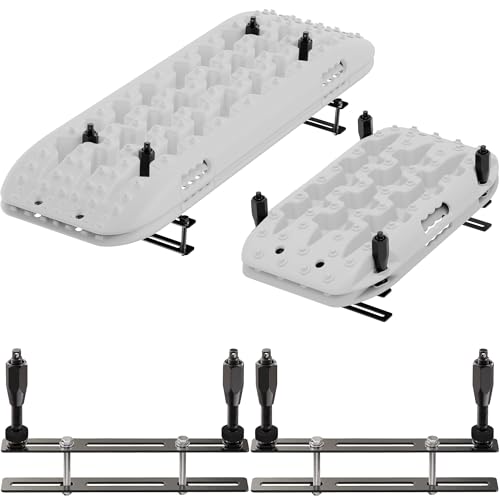 ALL-TOP Recovery Board Mount Kit, Universal Bracket for Traction Tracks, Adjustable DIY Lockable Pin Set for Roof Rack, Crossbar & Cargo Basket - Image 1