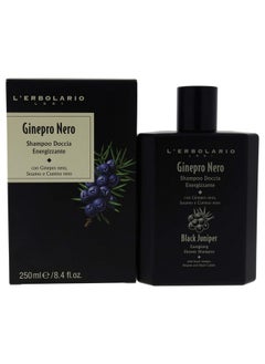 L'Erbolario L'Erbolario Black Juniper Energising Shower Shampoo - Body And Hair Cleanser - With Woody And Citrus Notes - Deeply Nourishes And Cleanses - Protects The Skin While Preserving Its Moisture - 8.4 Oz 