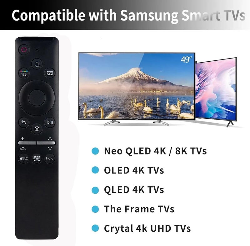 LOMCA BN59-01312A Voice Replacement Remote Control for Samsung Smart QLED TV QN65Q80R QN65Q80RAFXZA QN55Q60R QN65Q70RAFXZA QN55Q60RAFXZA QN82Q70R QN82Q70RAFXZA QN75Q70R QN75Q70RAFXZA QN65Q70RAFXZA - Image 2