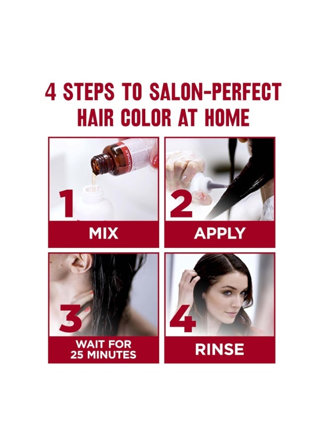ريفلون صبغة الشعر الدائمة "ريفلون كولور سيلك" (Revlon ColorSilk) للنساء - نتائج بجودة الصالونات في المنزل مع تغطية كاملة للشعر الأبيض بنسبة 100% | غنية بمركب "برو-كيراتين" (Pro-Keratin) وخالية من الأمونيا | لون يدوم حتى 8 أسابيع | الدرجة: أسود ناعم 1WN (عبوة واحدة) - Image 2