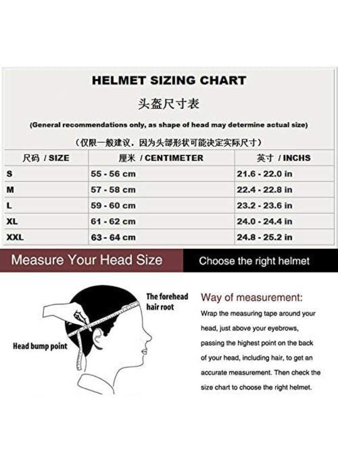Unisex-Adult Modular Motorcycle Helmet, Open Face/Full Face Design, DOT Approved - Image 3