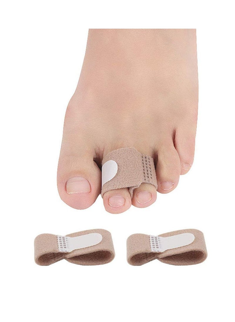Generic - Toe Splints Straightener Broken Toe Wraps Cushioned Bandages Hammer Toe Separator Splints for Broken Injured Finger Hammer Toe 1Pair - Image 1