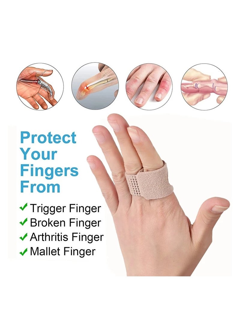 Generic - Toe Splints Straightener Broken Toe Wraps Cushioned Bandages Hammer Toe Separator Splints for Broken Injured Finger Hammer Toe 1Pair - Image 1