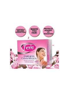 fem Fem USA Fairness Creme Bleach (2x50g) | Enriched With Apple and Peach | Formulated For Fair Skin Tone | For Radiant Glow | Value Pack  - Image 3
