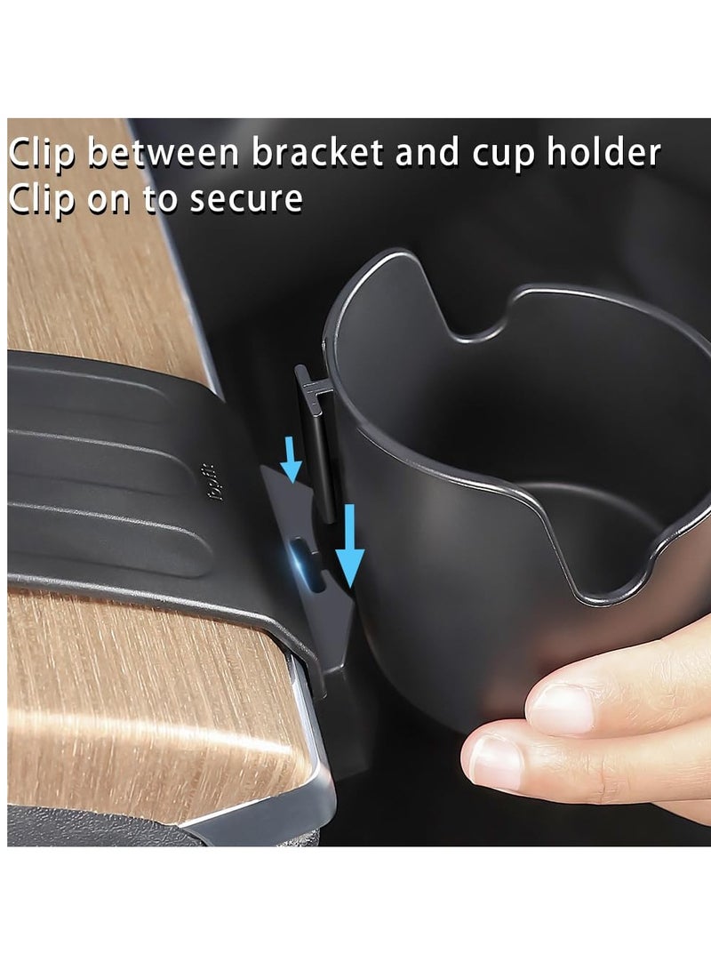 Excefore حامل أكواب وحدة التحكم المركزية، حامل أكواب مثبت على لوحة القيادة للطراز y Model 3، الملحقات الداخلية لوحدة التحكم المركزية 2023 2022 2021 - Image 3