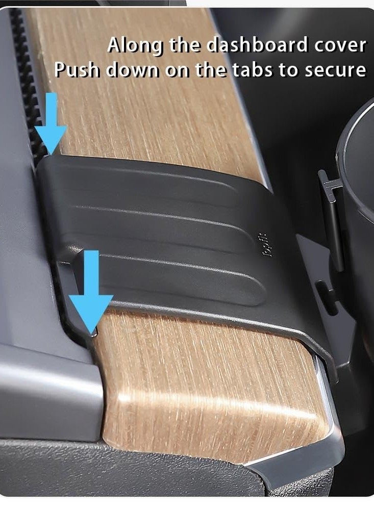 Excefore حامل أكواب وحدة التحكم المركزية، حامل أكواب مثبت على لوحة القيادة للطراز y Model 3، الملحقات الداخلية لوحدة التحكم المركزية 2023 2022 2021 - Image 2