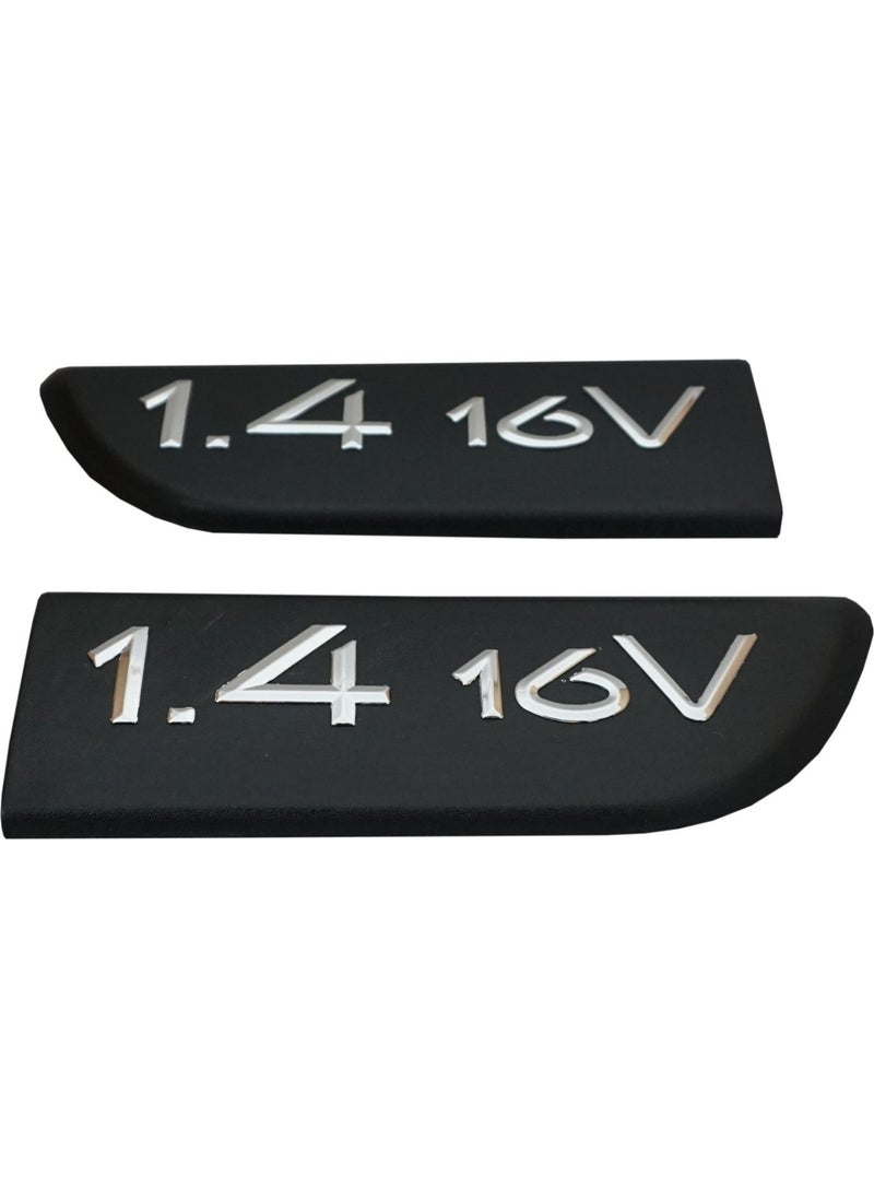 Bross Otomotiv Bross Automotive Renault Megane MK2 Scenic MK2 2 Piece 1.4 16V Monogram Emblem Text 8200209128  - Image 1