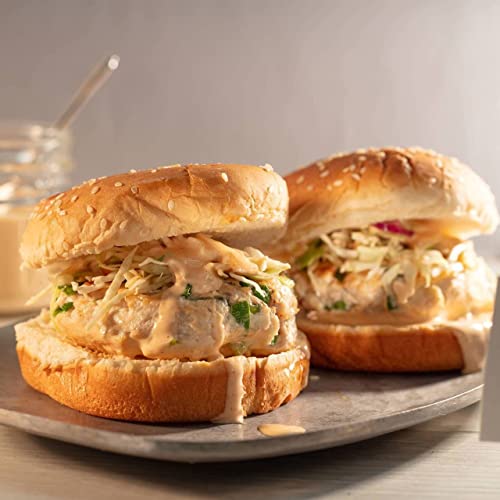 Masterchef Junior Kid's Burger Cooking Set- 9 Pc Kit Includes Real Cookware for Children- Bowl, Cutting Board, Spatula, Sandwich Recipes, and Hamburger Press- Non-Slip Silicone Grips - Image 5