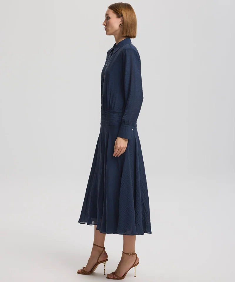 ابيكول Draped Midi Dress