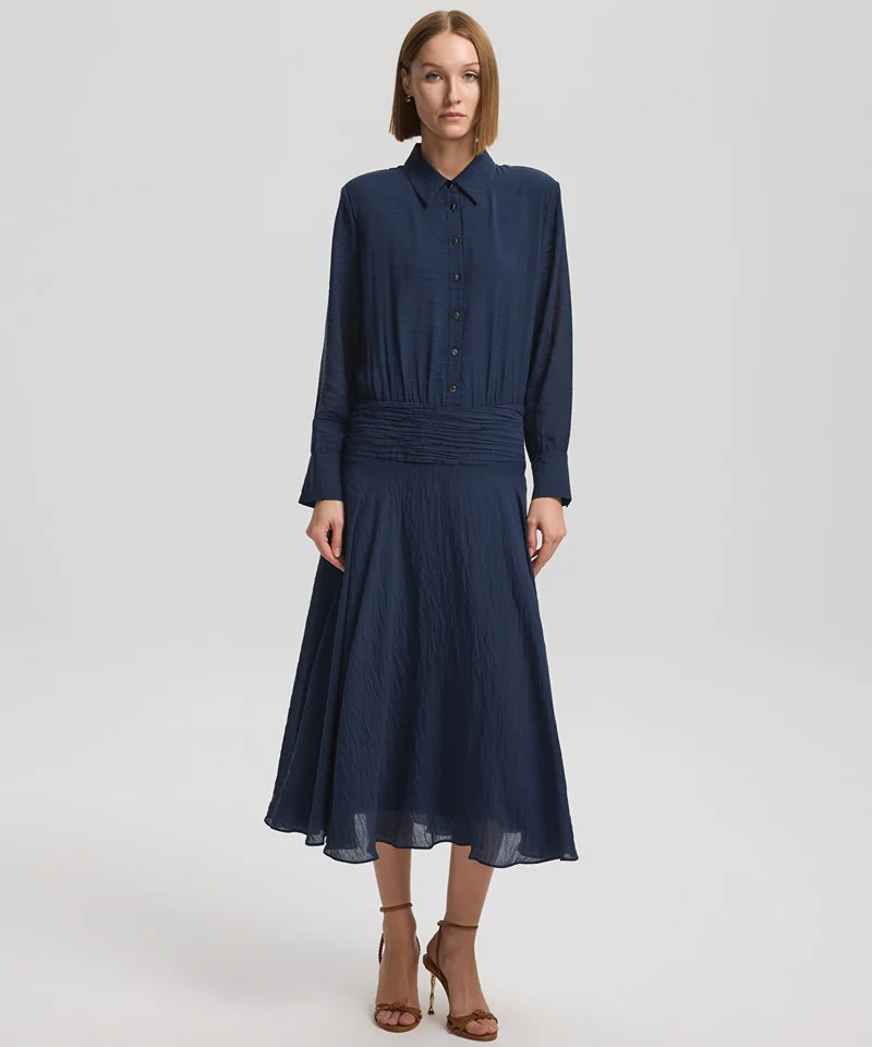 ابيكول Draped Midi Dress