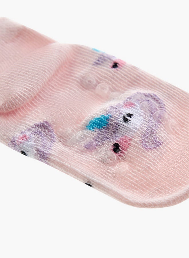 بيرفيت جوارب كاحل بطبعة وحيد القرن - مجموعة من  قطع - Image 3