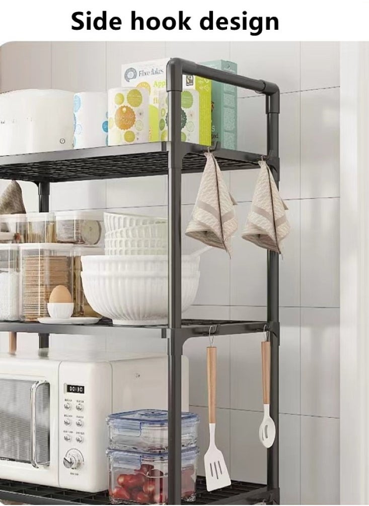 Kutis - 5-Tier Storage Shelving Rack Organizer Shelves For Home Bathroom Kitchen Office Garage Storage 50.5x27x147 cm - Image 1