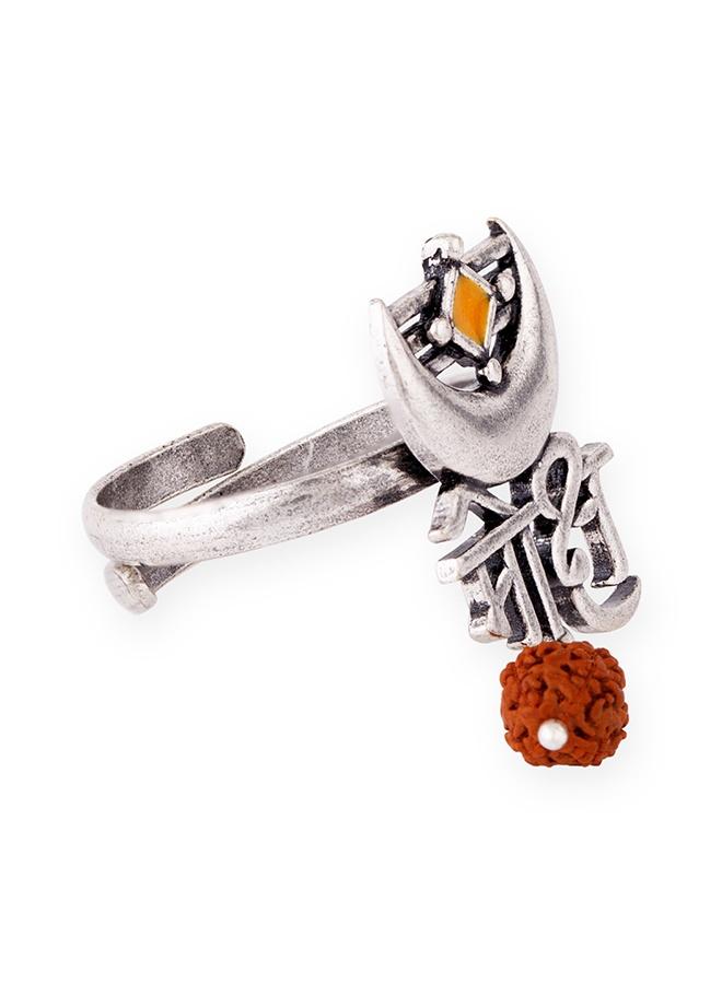 VOYLLA Aham Brahmasmi Moksh Inscription Ring - Image 2