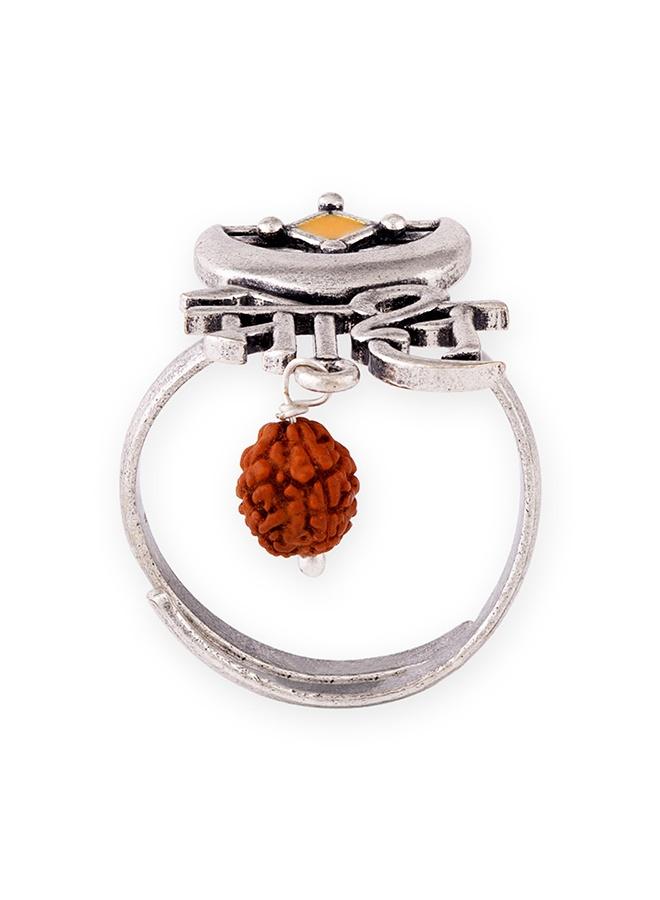 VOYLLA Aham Brahmasmi Moksh Inscription Ring - Image 3
