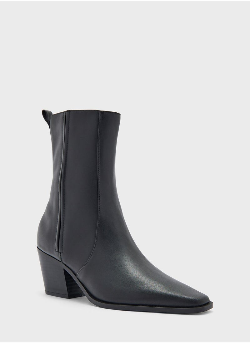 MANGO - Strechy Ankle Boots - Image 1