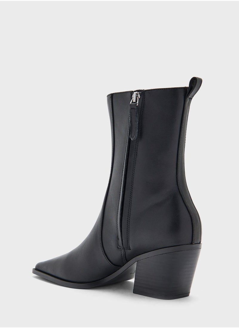 MANGO - Strechy Ankle Boots - Image 1