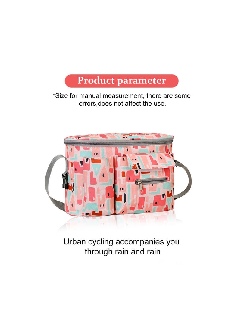 SYOSI Universal Pram Organiser, Portable Pram Organiser Bag, Waterproof Pram Organiser Bag, Storage Bag for Baby Pushchairs to Carrying Water Glasses, Cell Phones, Toys, with A Pu Coating Abrasion(1 Pack)  - Image 5